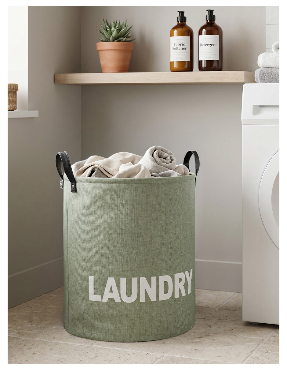 Cesto para ropa Home Access Essentials Green