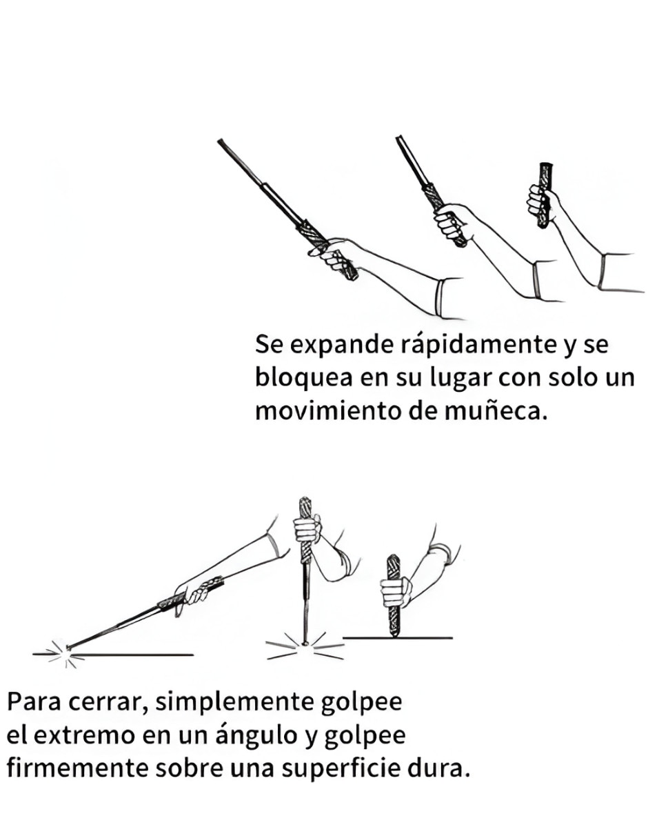 Bastón plegable Xtellar de acero