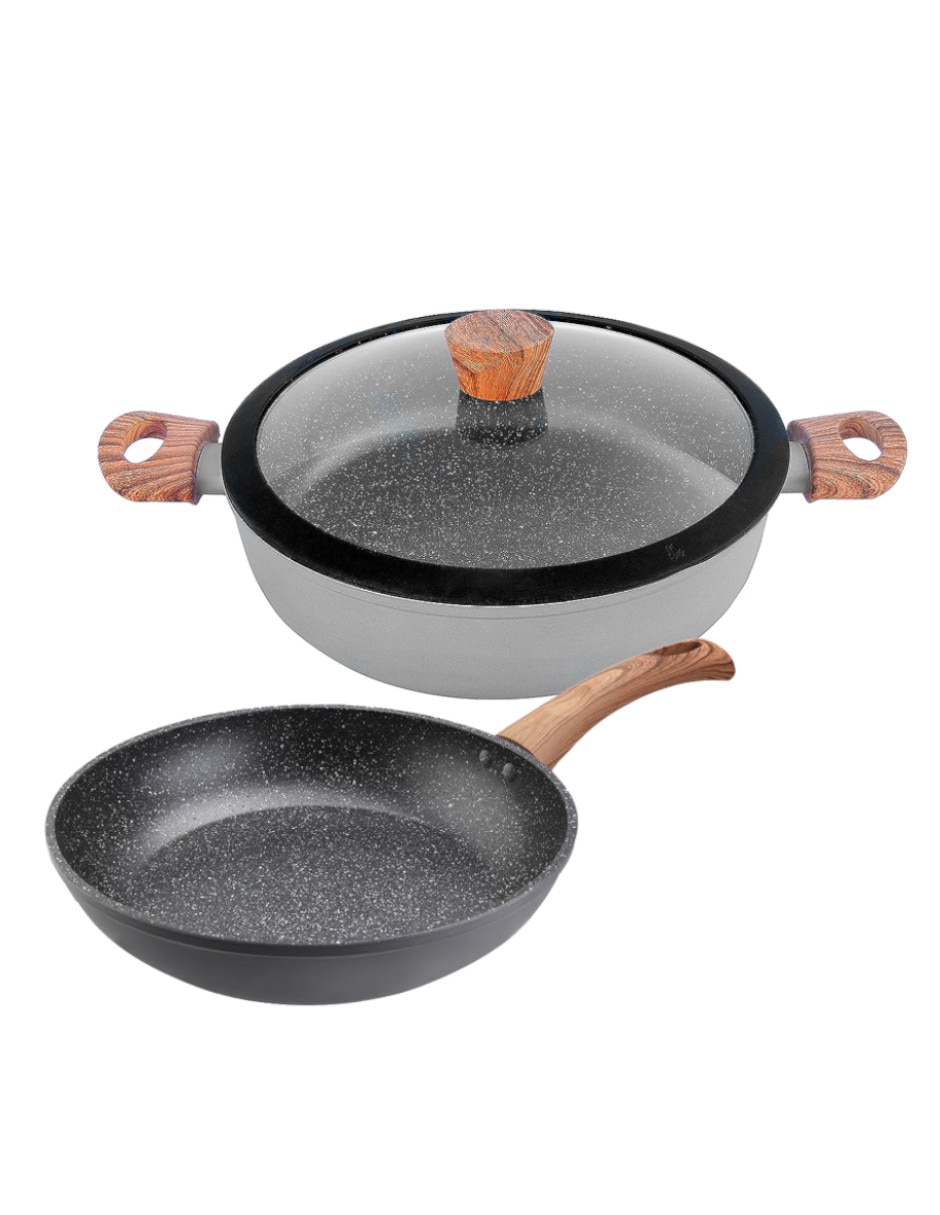 Batería de cocina Westinghouse WCCS003203BMBB de aluminio Antiadherente sin PFOA 3 piezas