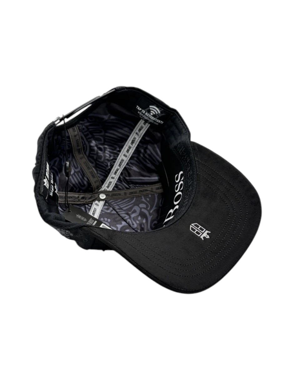 Gorra visera curva snapback para casual Big Boss Mexico Rosas Black para hombre