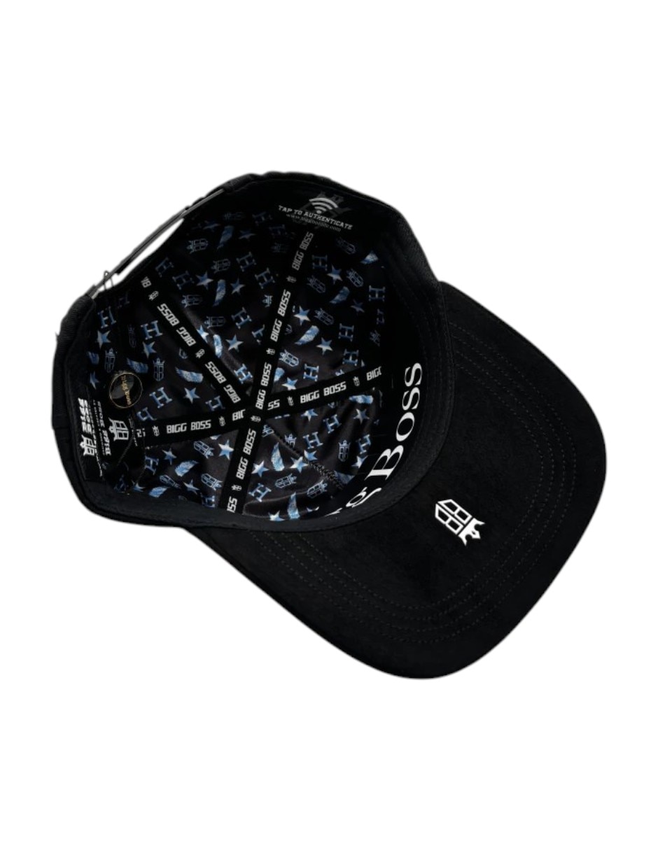 Gorra visera curva snapback casual Big Boss H Star black/white para hombre