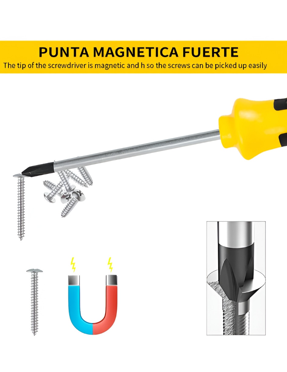Set de desarmadores Xtellar 12924 12 piezas