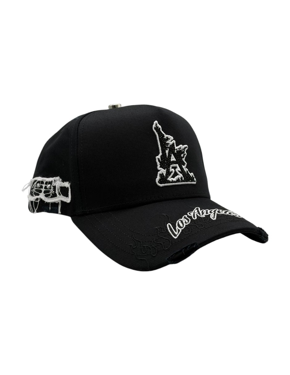 Gorra visera curva snapback casual Big Boss LA Goose Bumps para hombre