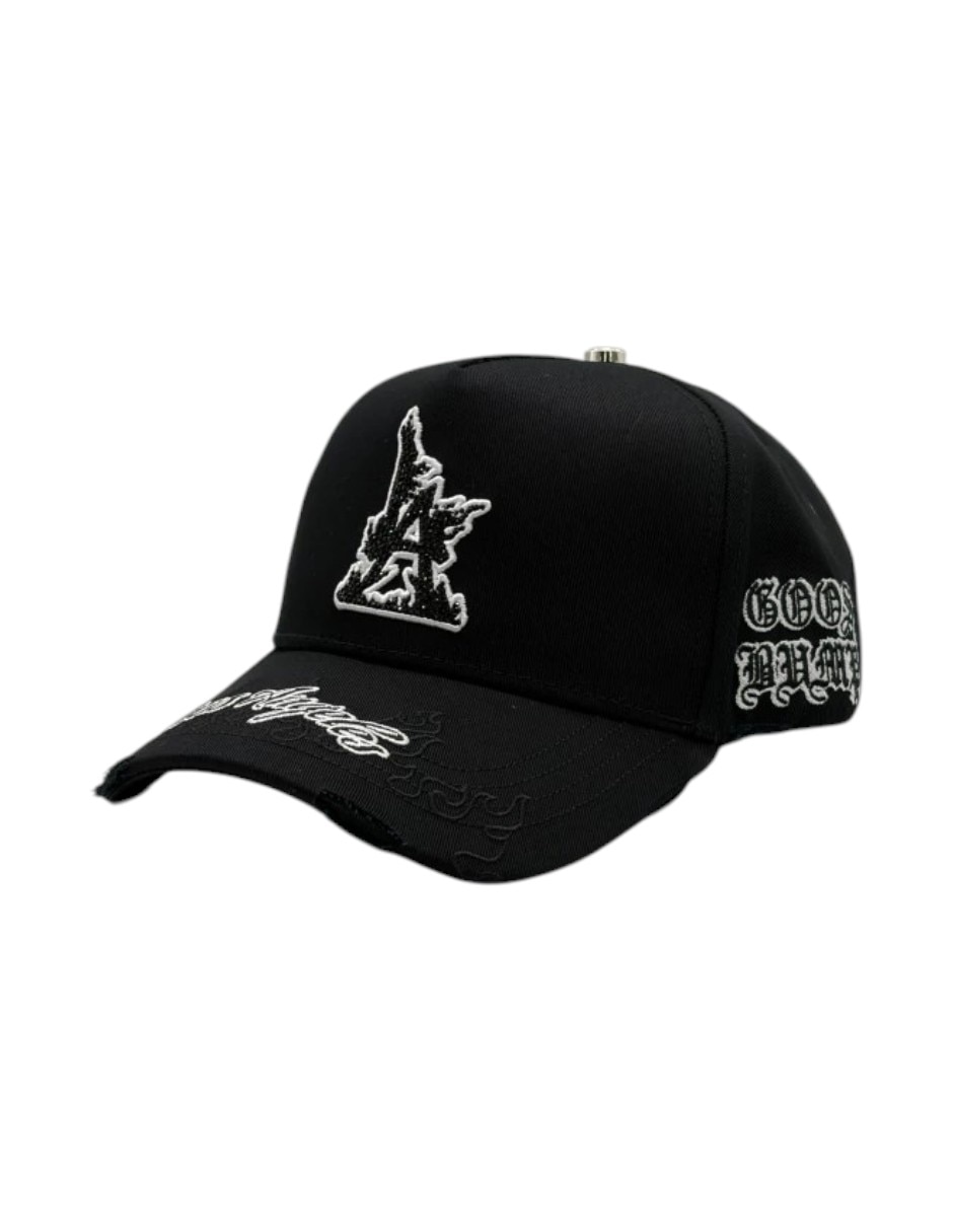 Gorra visera curva snapback casual Big Boss LA Goose Bumps para hombre