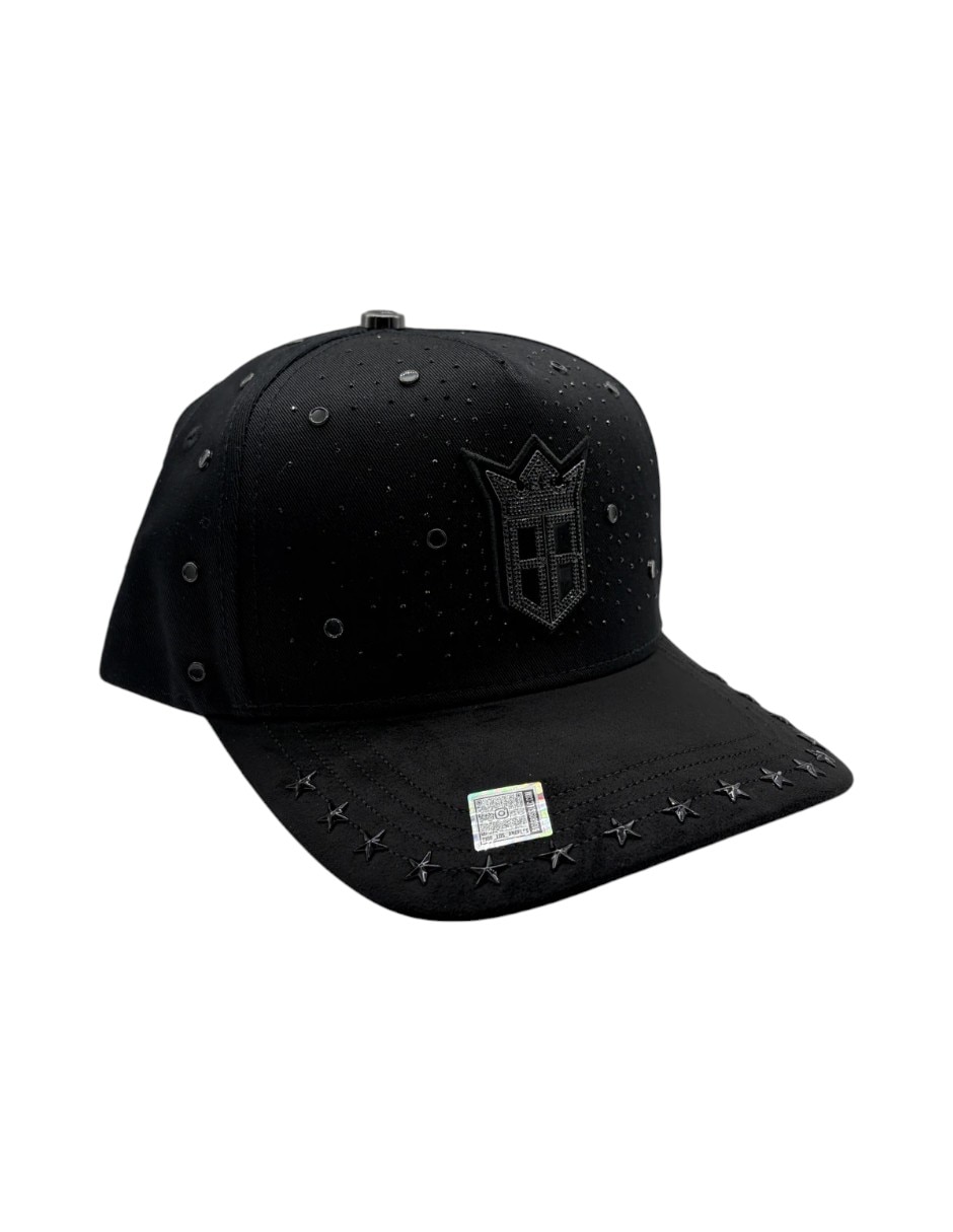 Gorra visera curva snapback casual Big Boss Aniversario 2.0 Total Black para hombre
