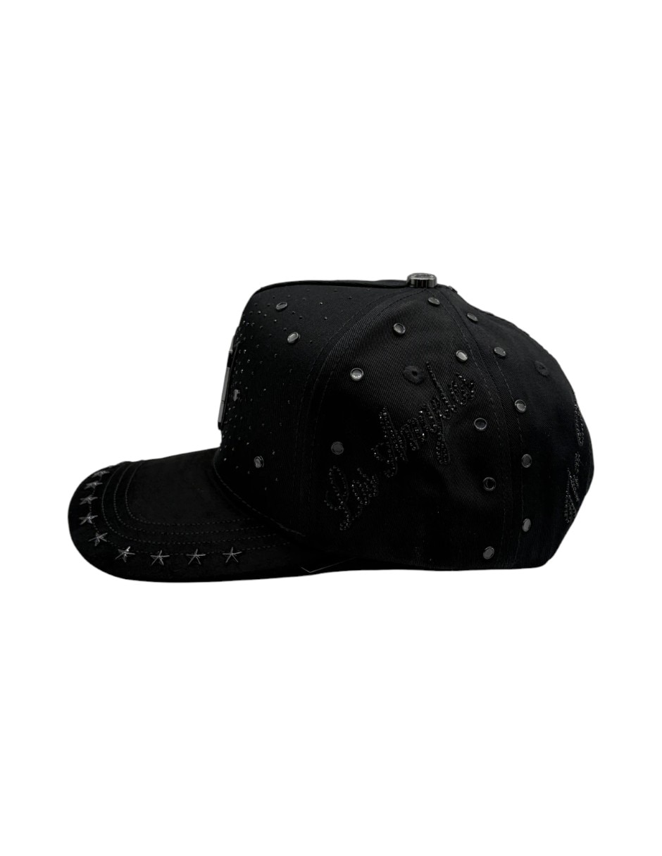 Gorra visera curva snapback casual Big Boss Aniversario 2.0 Total Black para hombre