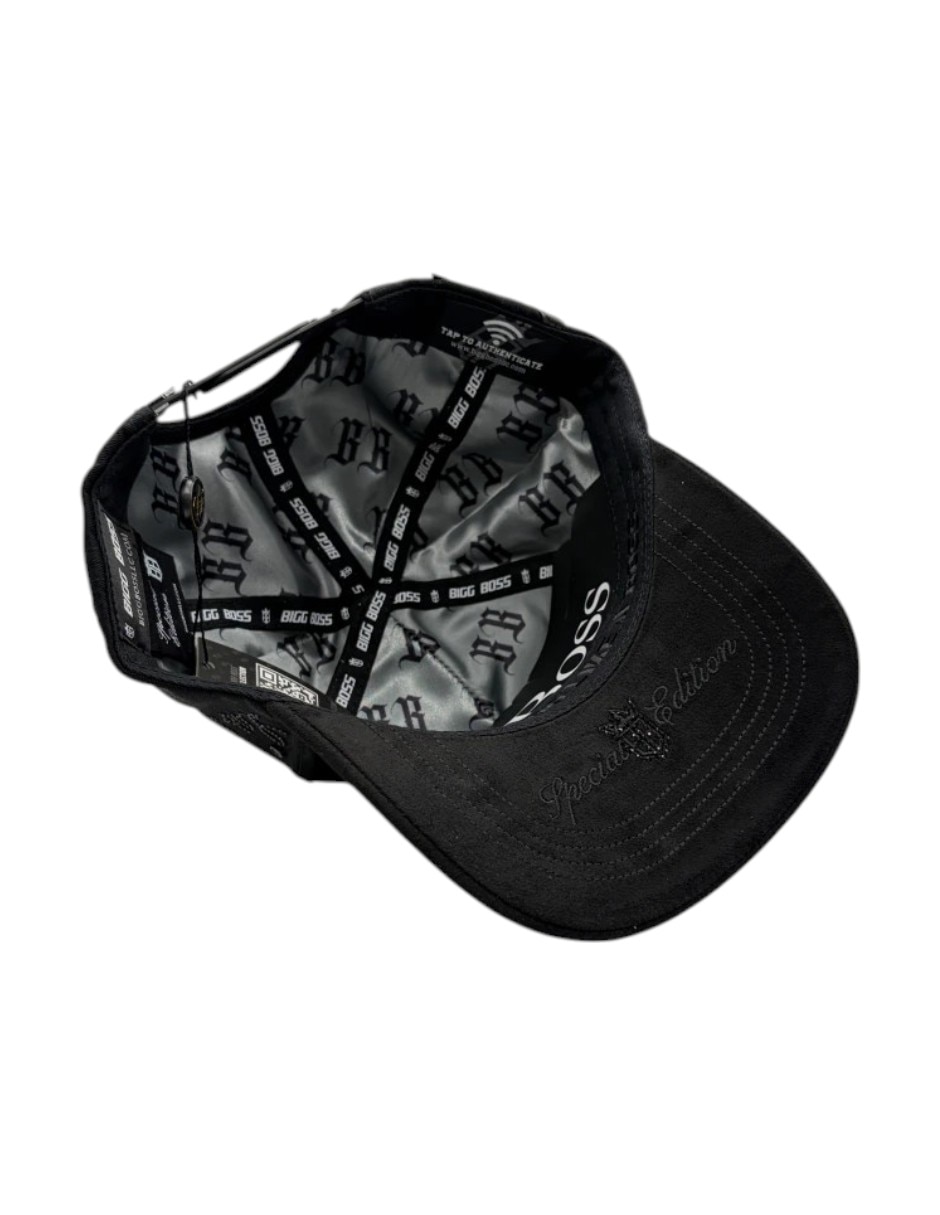 Gorra visera curva snapback casual Big Boss Aniversario 2.0 Total Black para hombre