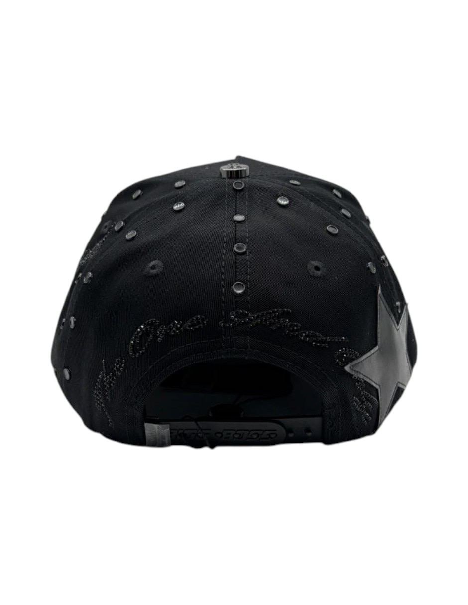 Gorra visera curva snapback casual Big Boss Aniversario 2.0 Total Black para hombre