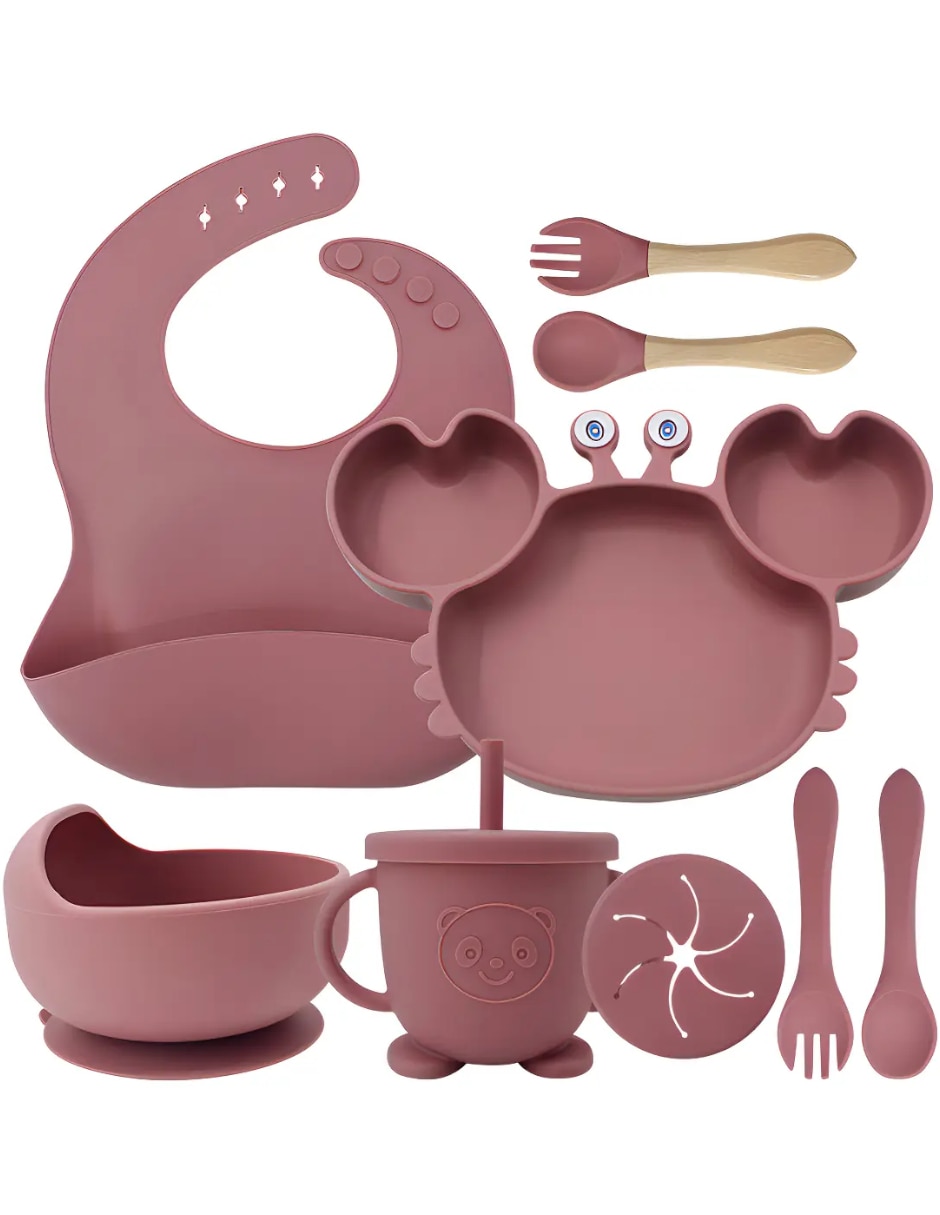 Set alimentación de silicona de 10 piezas