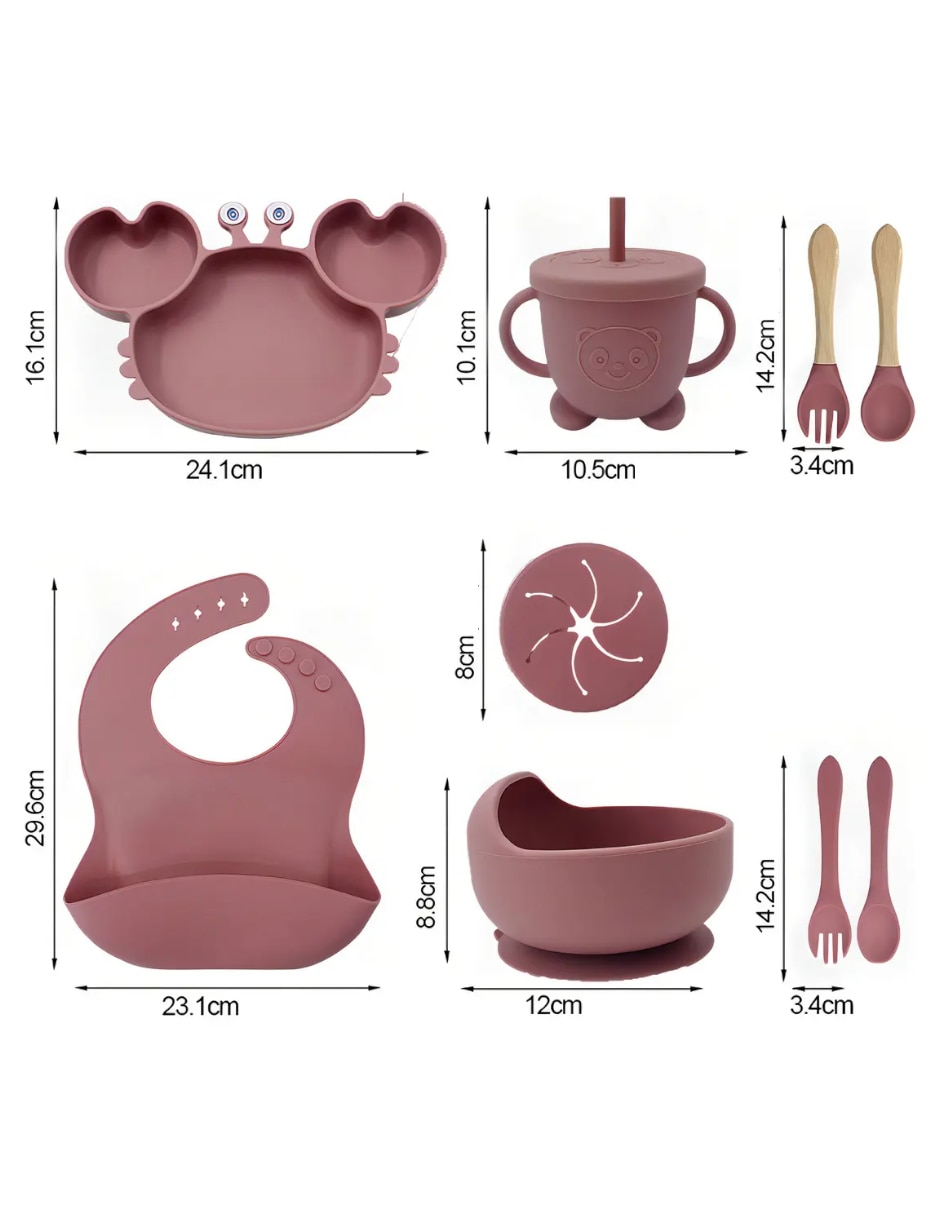 Set alimentación de silicona Genérica de 10 piezas