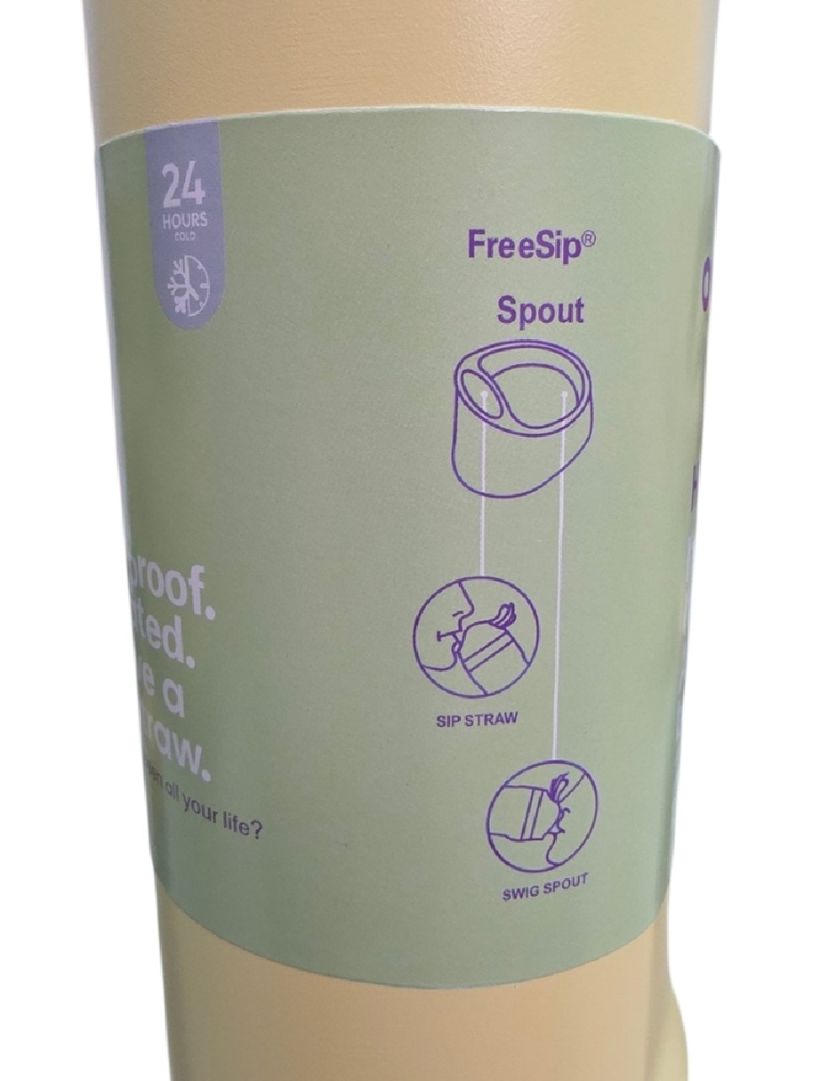 Termo Owala de acero inoxidable Freesip 24a con tapa rosca 710 ml