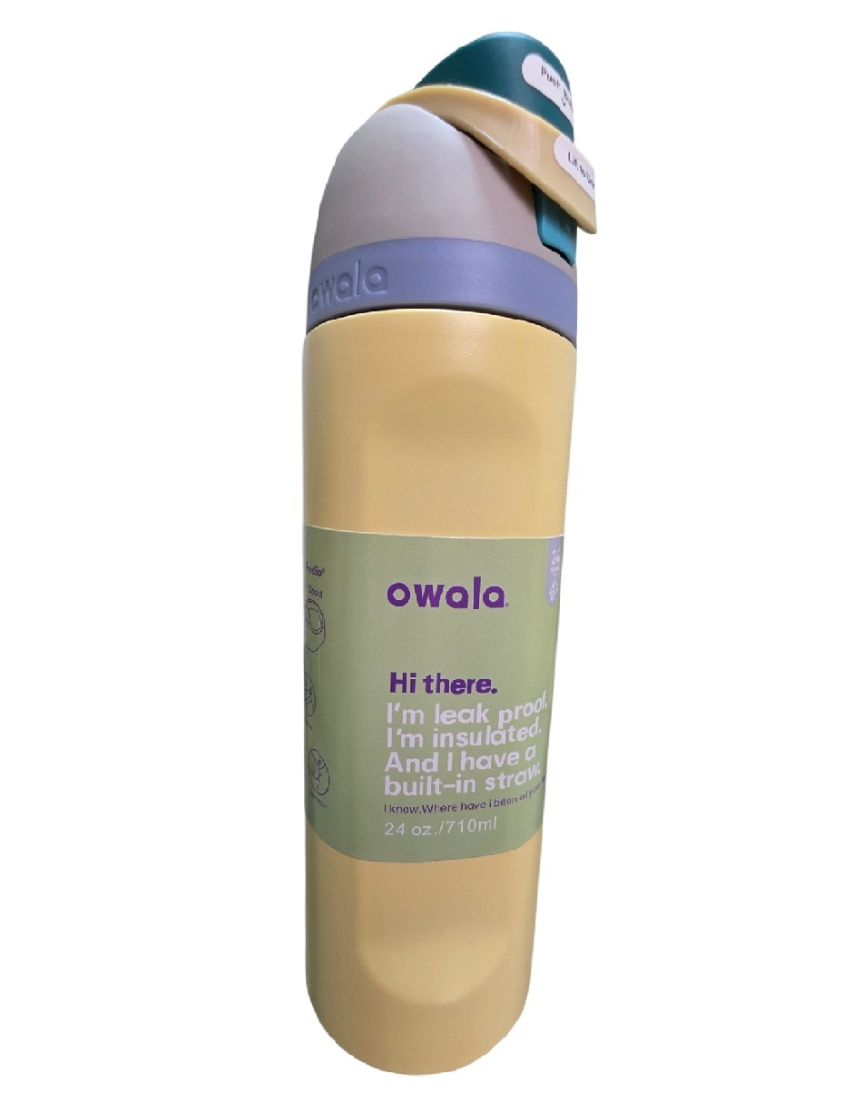Termo Owala de acero inoxidable Freesip 24a con tapa rosca 710 ml