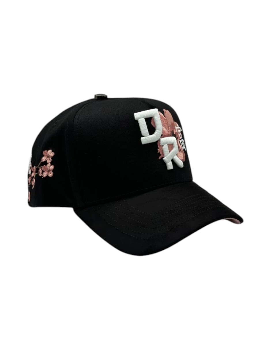 Gorra visera curva snapback casual Dreamer Hats Kanji Black para hombre