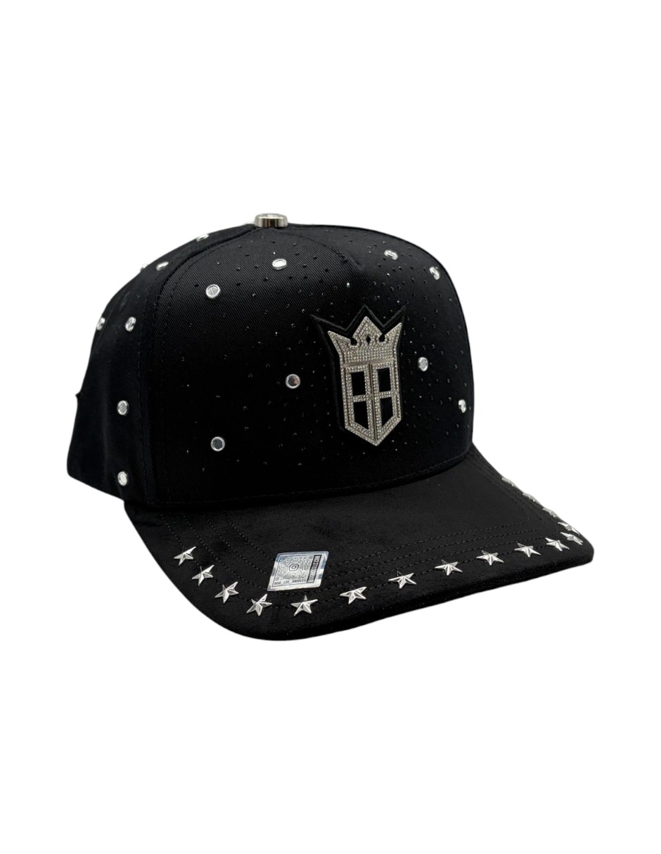 Gorra visera curva snapback casual Big Boss Aniversario 2.0 Black/silver para hombre