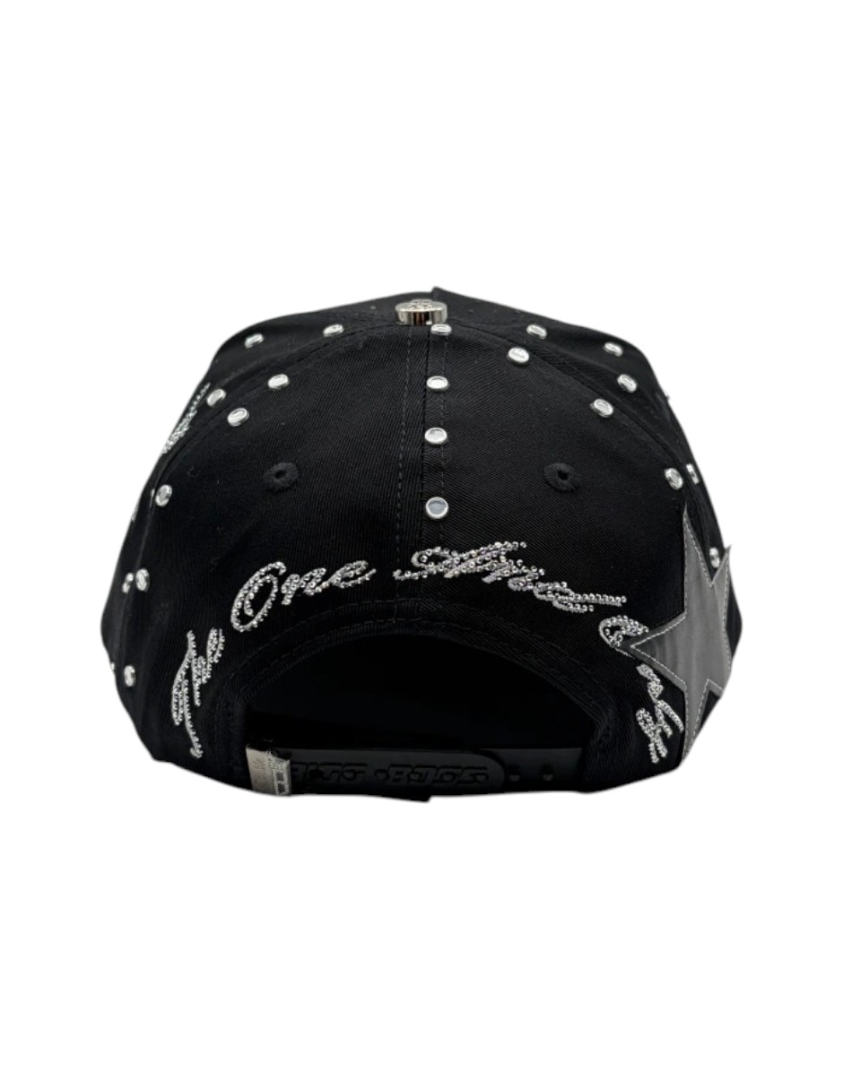 Gorra visera curva snapback casual Big Boss Aniversario 2.0 Black/silver para hombre