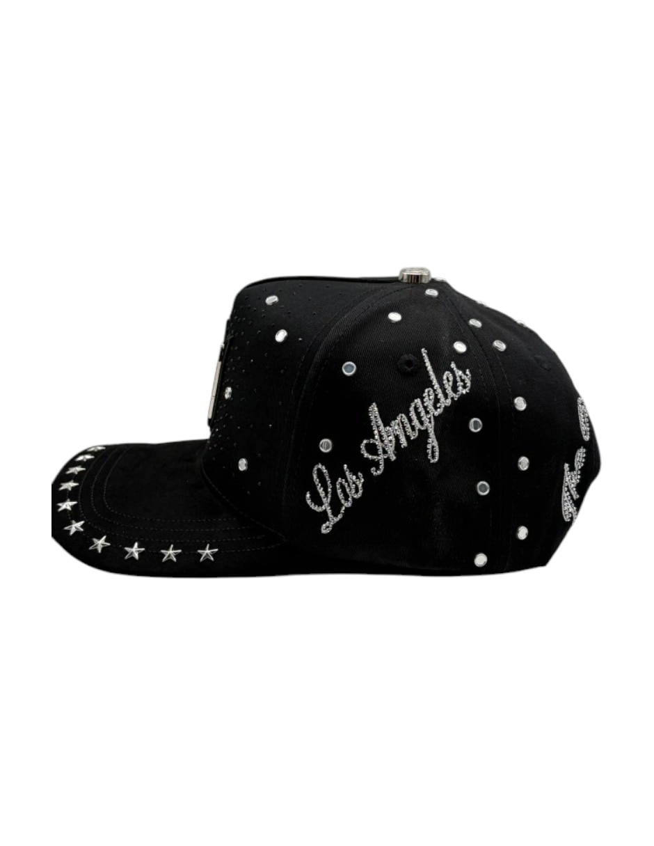 Gorra visera curva snapback casual Big Boss Aniversario 2.0 Black/silver para hombre