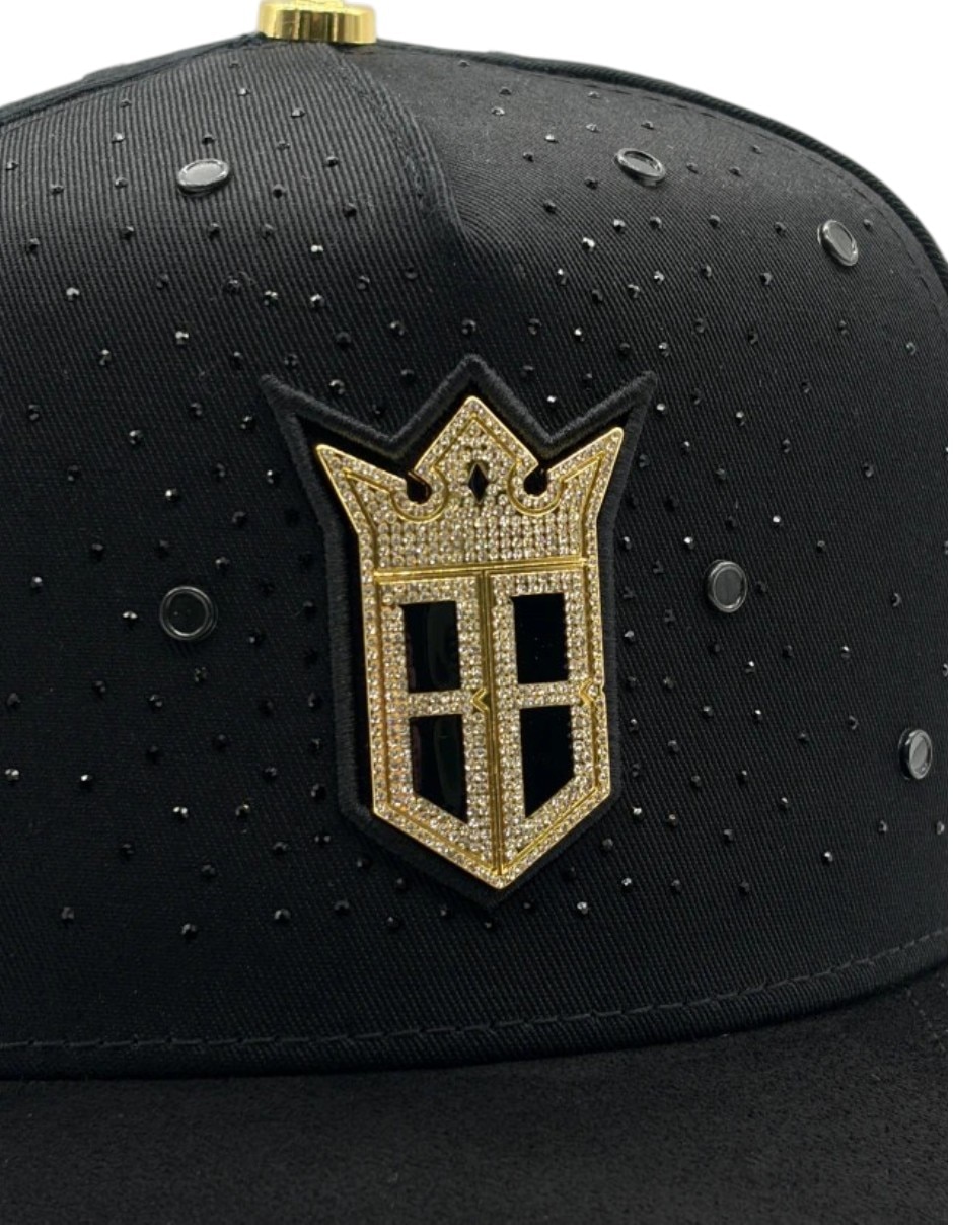 Gorra visera curva snapback casual Big Boss Aniversario 2.0 black/gold para hombre