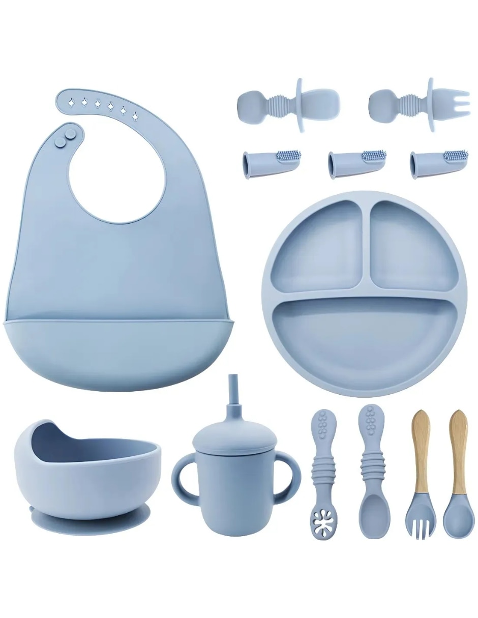 Set alimentación de silicona de 13 piezas