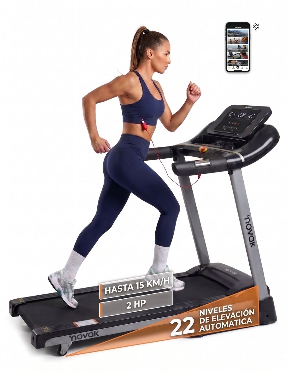 Caminadora profesional Novak Pro Performance plegable