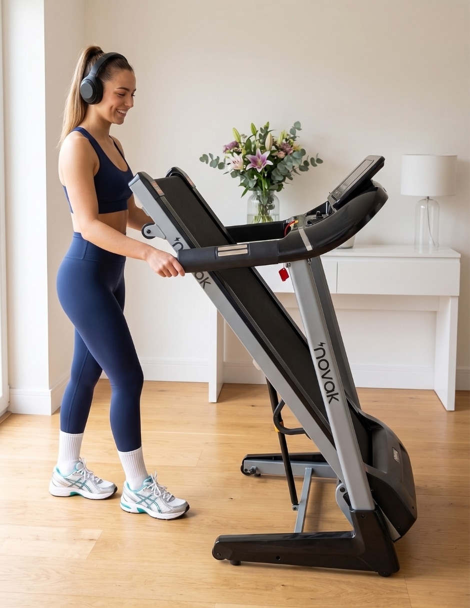 Caminadora profesional Novak Pro Performance plegable