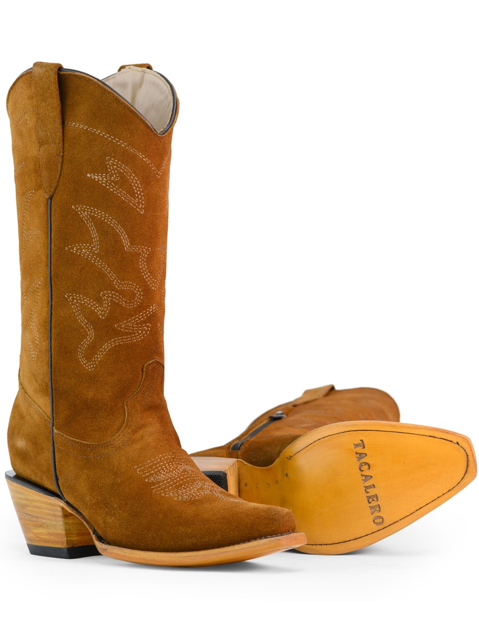 Bota cowboy abajo de la rodilla Tacalero para mujer