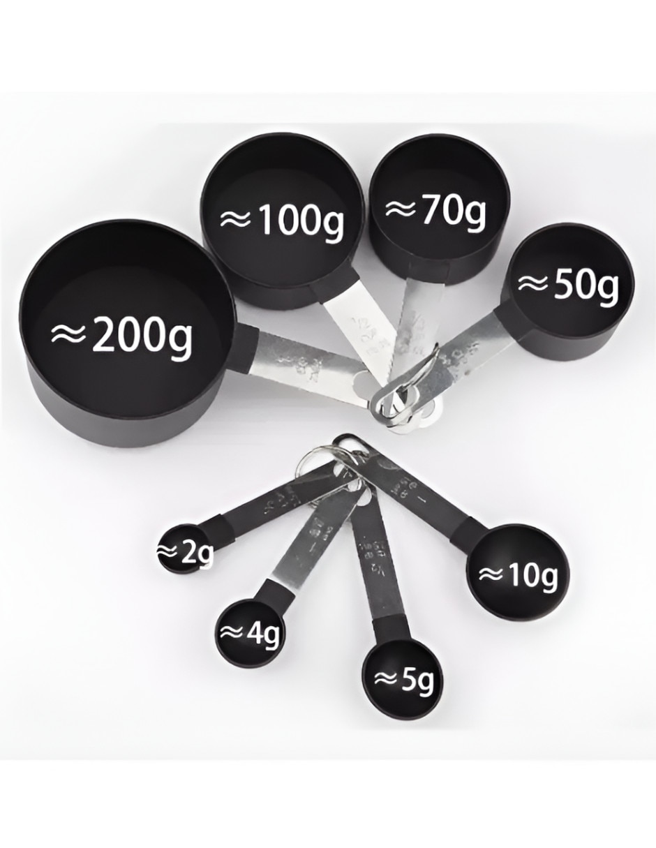 Set taza medidora Xtellar acero inoxidable 8 piezas