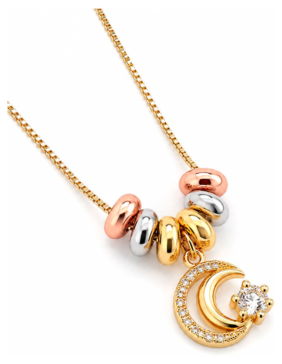 Collar con dije de luna Moon & Self 18 K