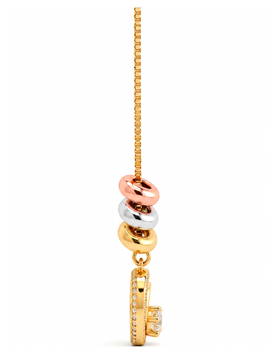Collar con dije de luna Moon & Self 18 K