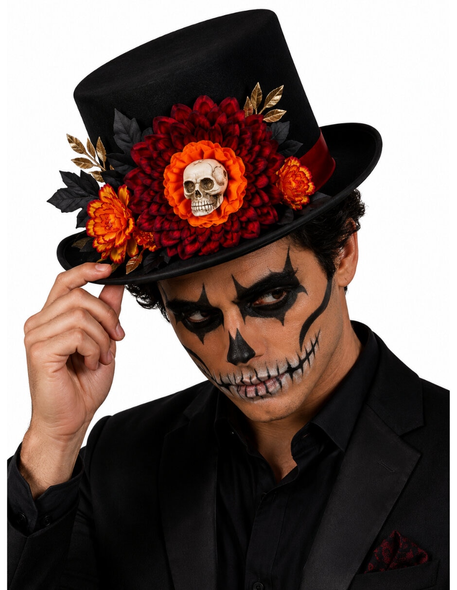 Sombrero para disfraz de catrin 2