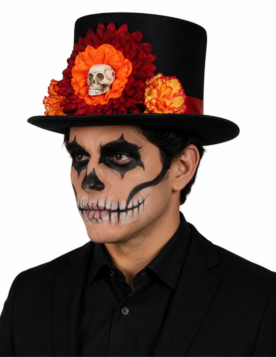 Sombrero para disfraz de catrin 5