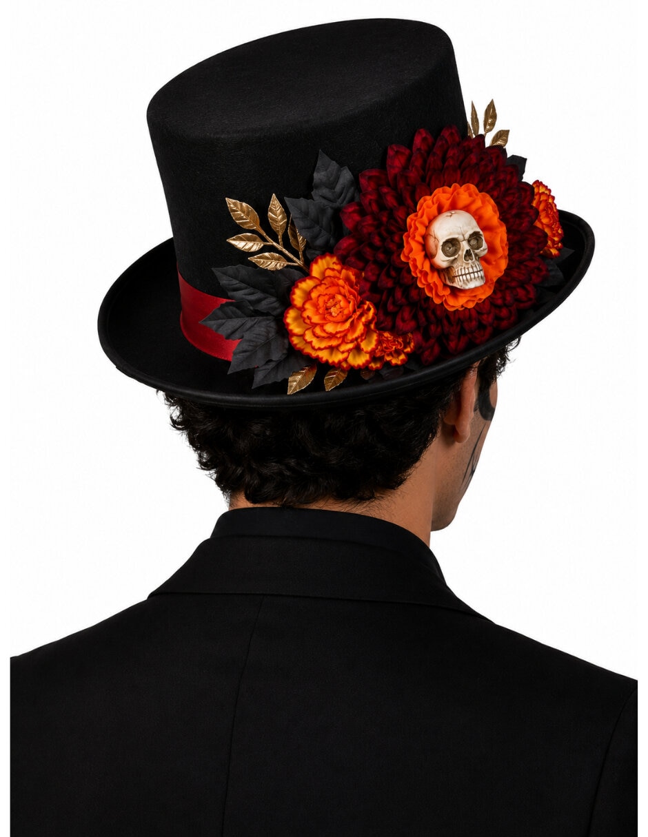 Sombrero para disfraz de catrin 6