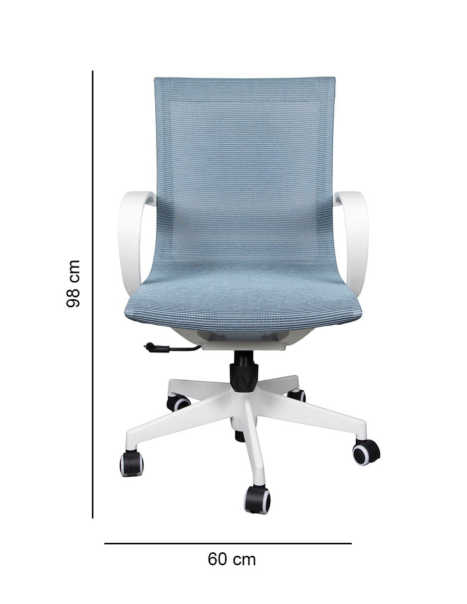 Silla de escritorio Meshblue Mobica de mesh