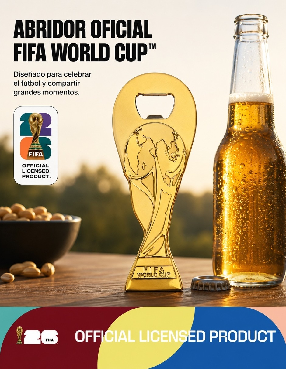 Destapador Fifa Souvenir de la Copa Mundial 2026