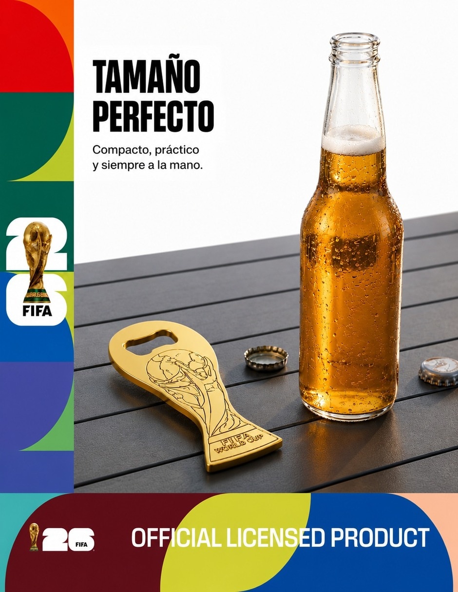 Destapador Fifa Souvenir de la Copa Mundial 2026