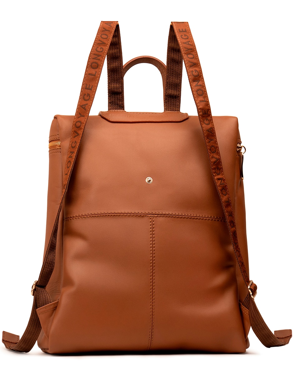 Mochila casual de piel unisex 7