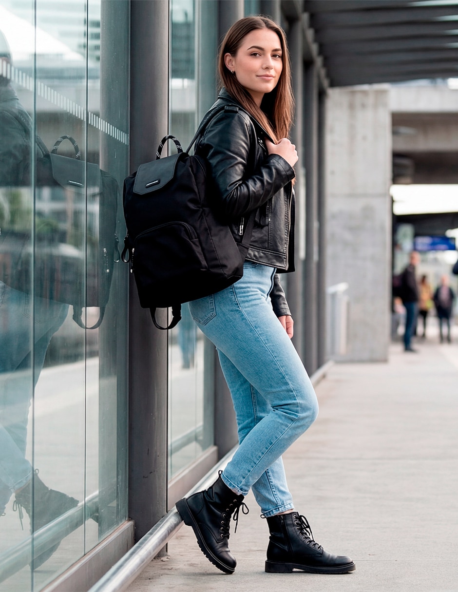 Mochila casual Lacorde unisex 2
