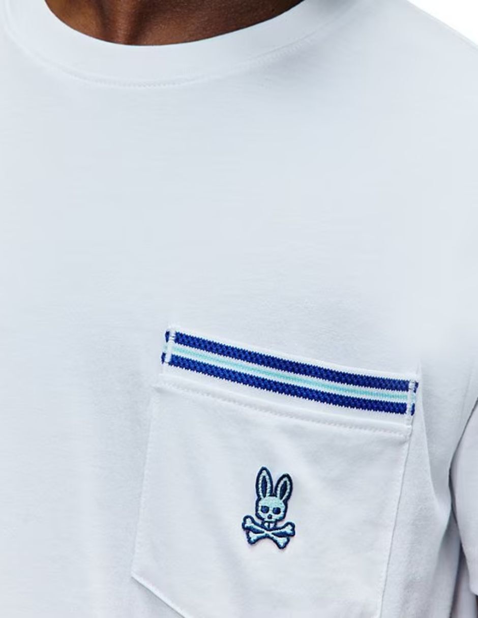 Playera Psycho Bunny cuello redondo para hombre