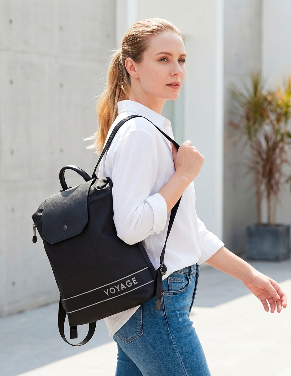 Mochila casual Noir impermeable unisex 5