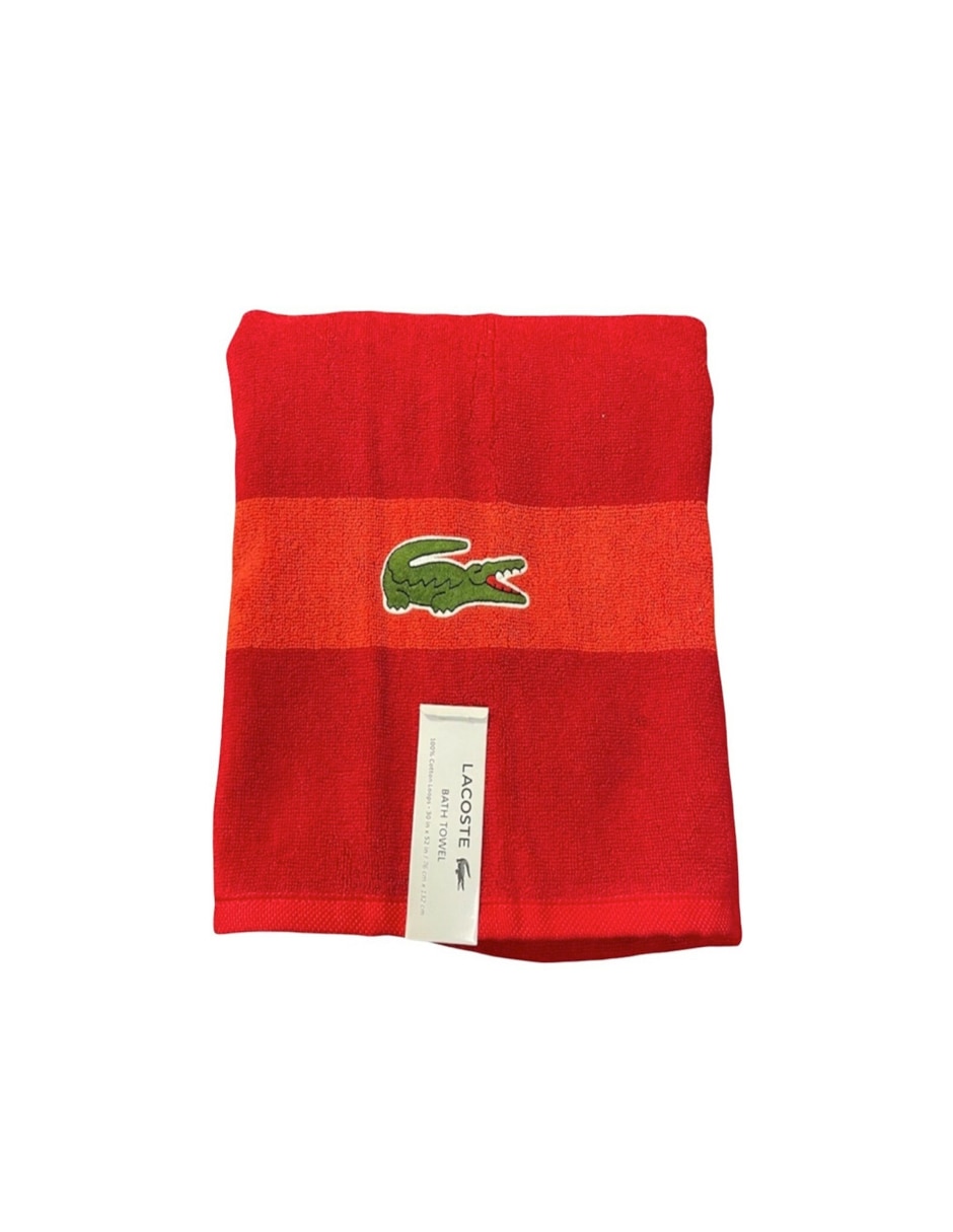 Toalla para baño Lacoste heritage de algodón