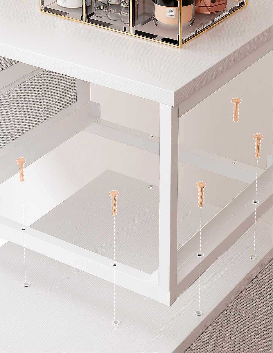 Tocador armable Luces LED Vanity 3