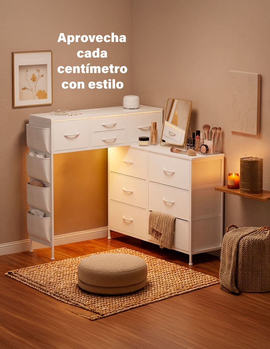 Tocador armable Luces LED Vanity 5