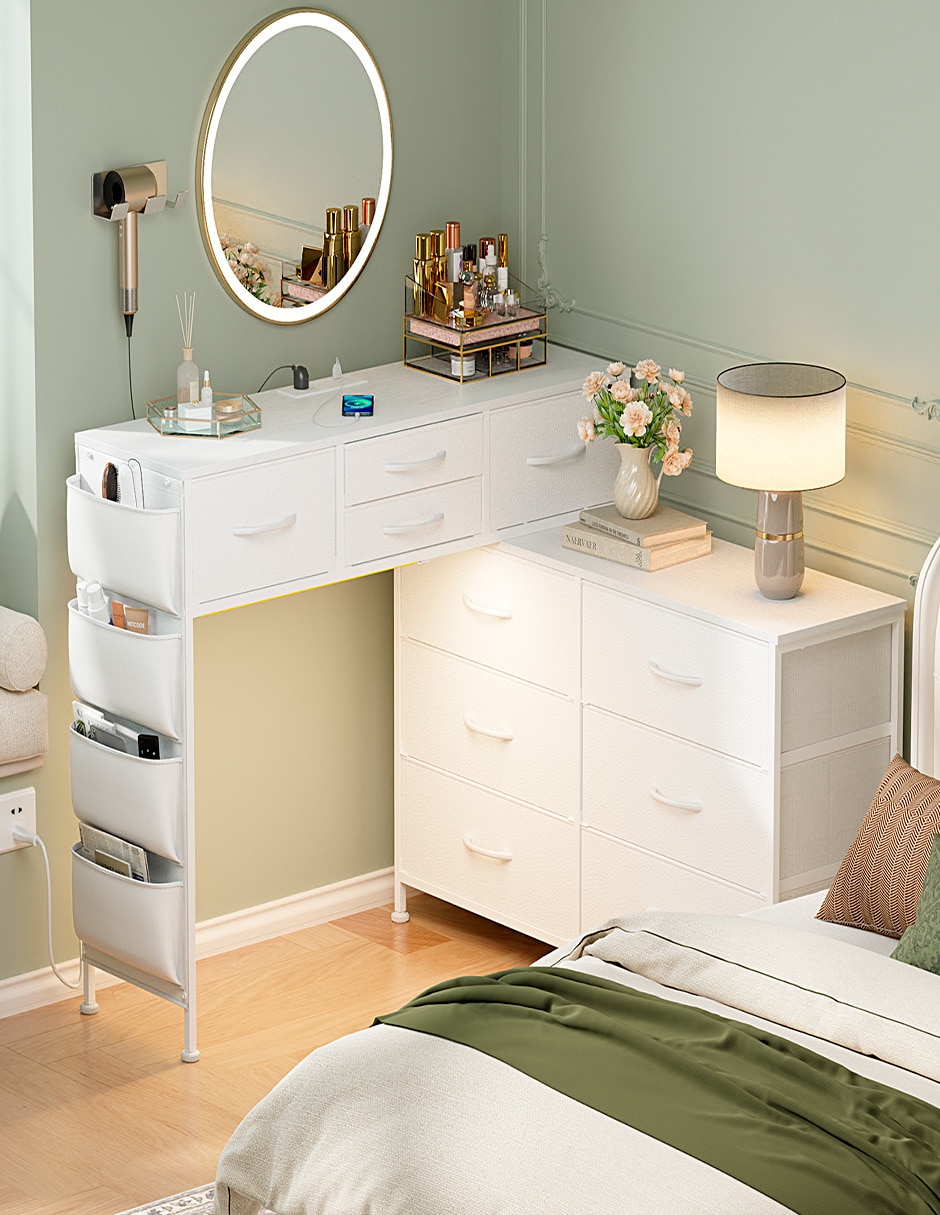 Tocador armable Luces LED Vanity 10