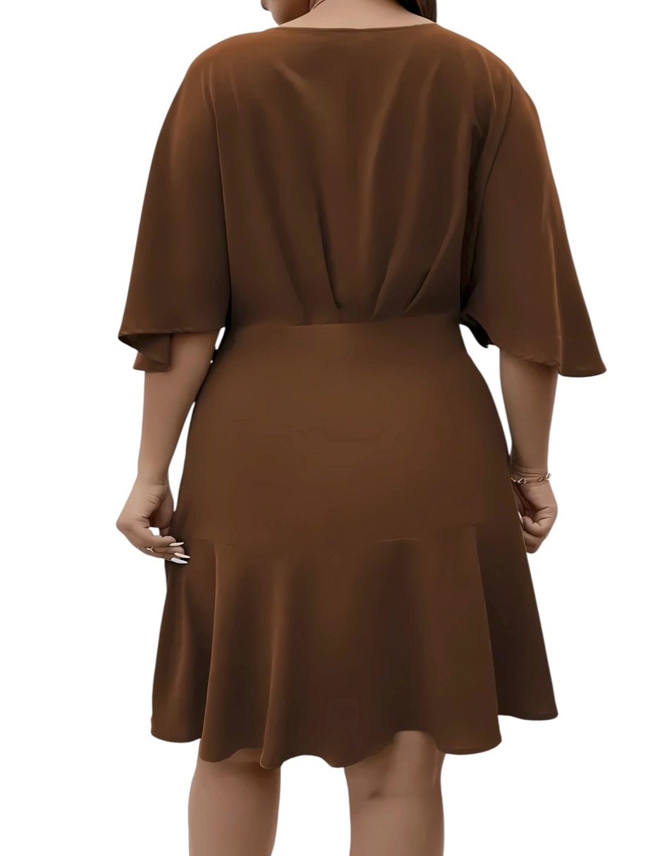 Vestido arriba de la rodilla casual Marinity para mujer