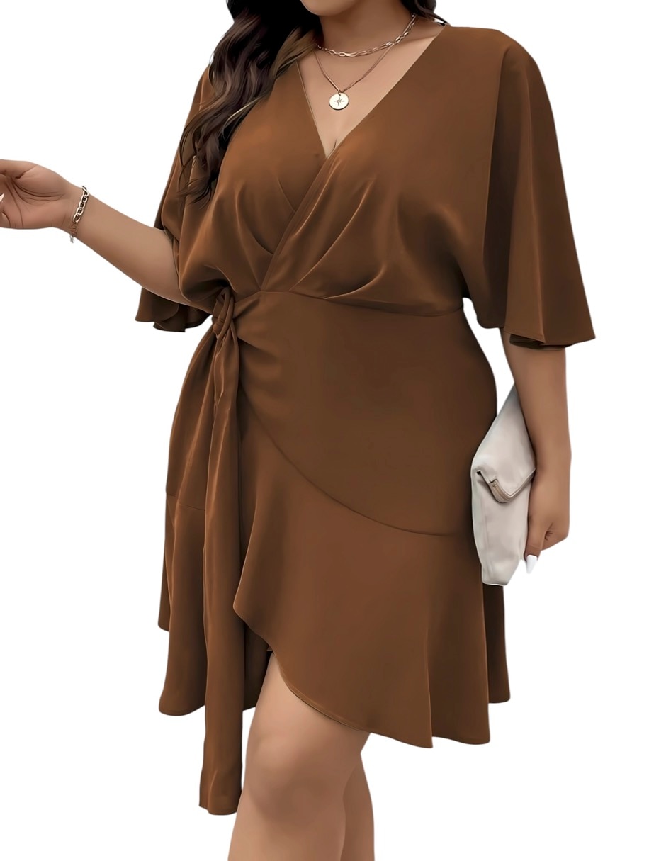 Vestido arriba de la rodilla casual Marinity para mujer