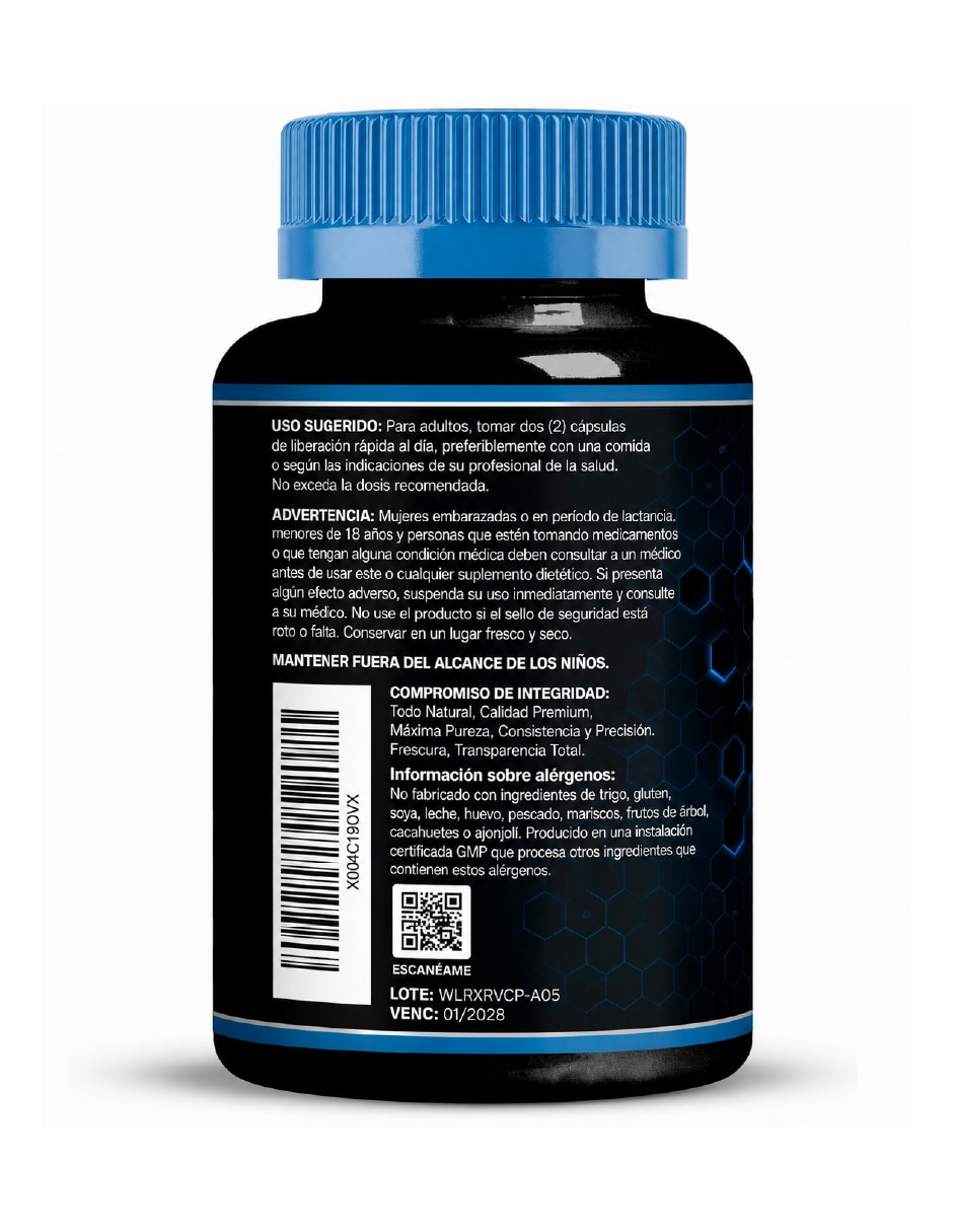 Resveratrol Juventud Celular & Longevidad 120 cápsulas Americano Wellness