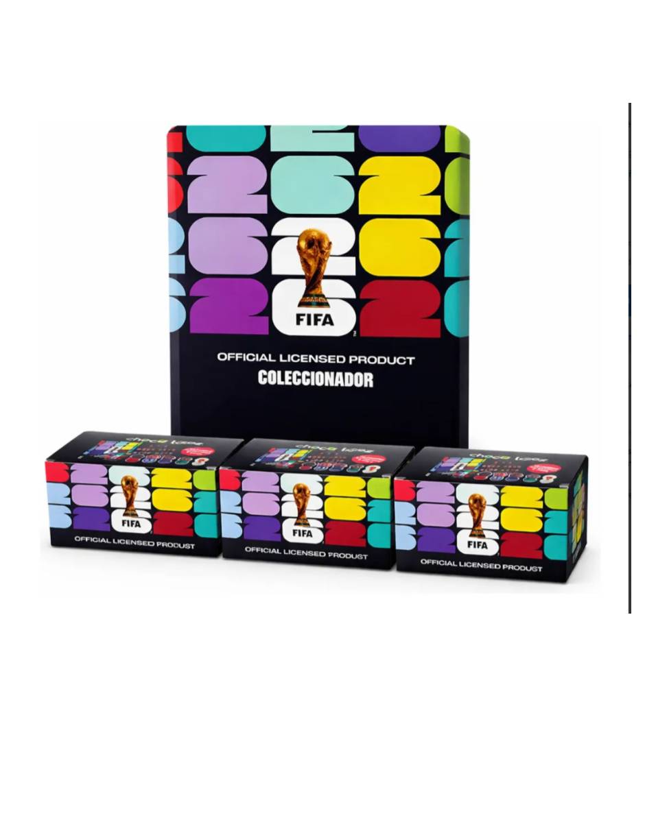 Choca Locoz Fifa 2026 Coleccionador + 3 Caja De 20 Piezas