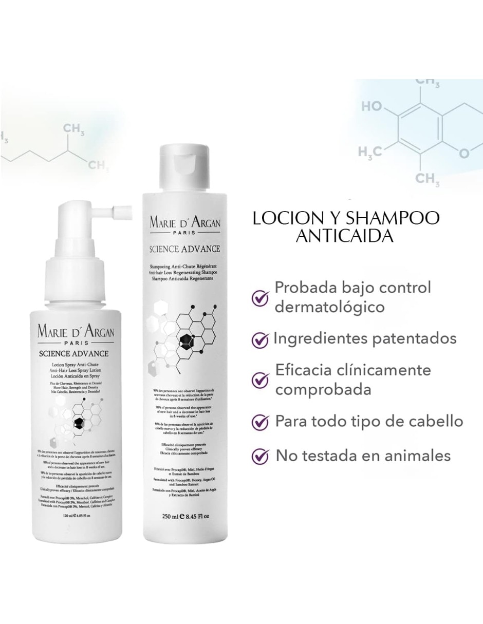 Set de shampoo para cabello todo tipo Science Advance 2