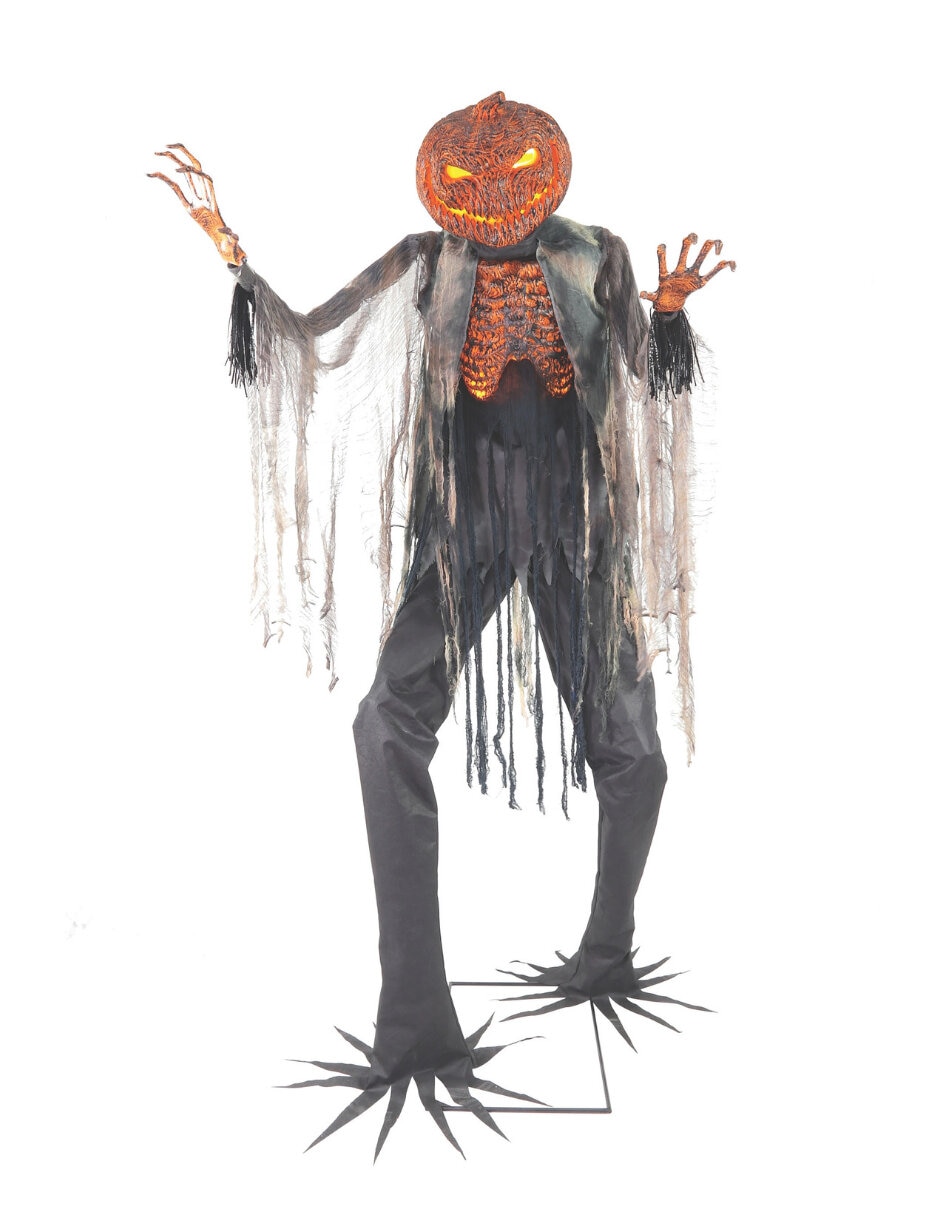 Figura decorativa de calabaza Ghoulish Productions Animatronic de metal