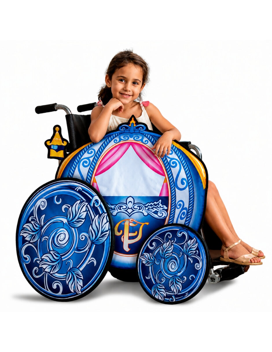 Disfraz para Silla de Ruedas de Princesa para niña 3