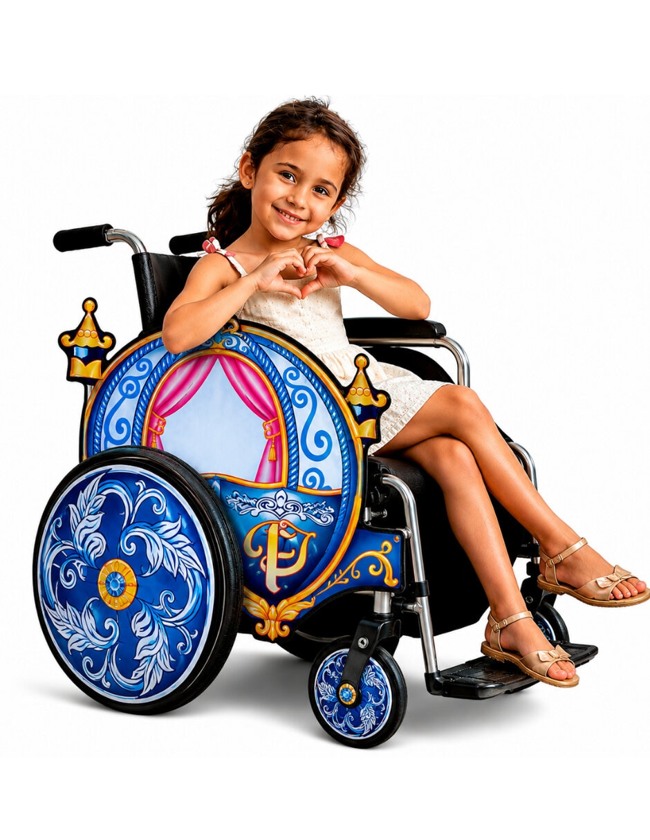 Disfraz para Silla de Ruedas de Princesa para niña 2